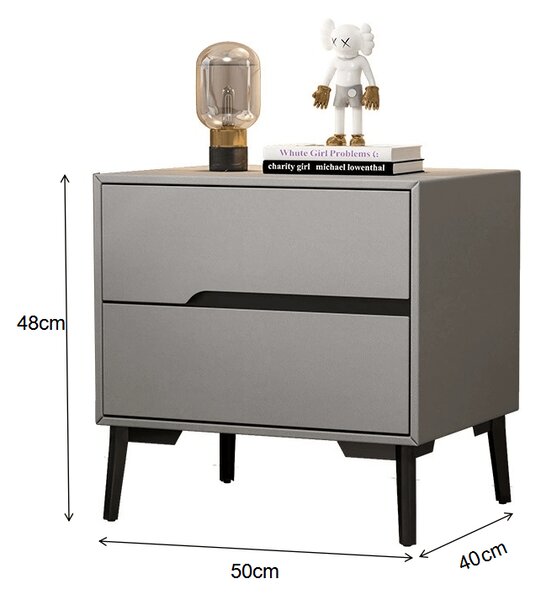 Noptieră modernă MDF Roma White