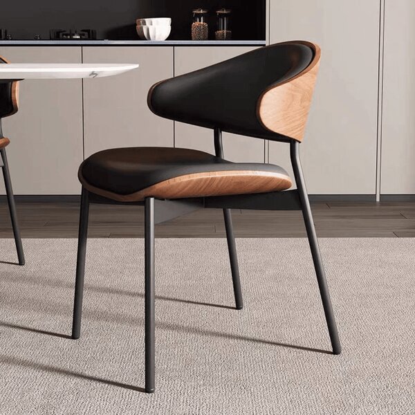 Scaun dining Luna Wood Black