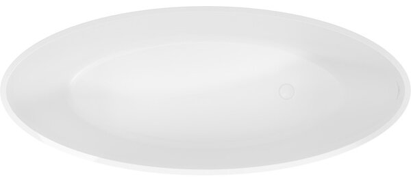 Mexen Prato, cadă de sine stătătoare din conglomerat 170 x 70 cm, alb mat, 57251707000