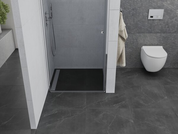 Mexen Pretoria, usa de dus pentru deschidere 65 x 190 cm, sticla transparenta 6 mm, profil cromat, 852-065-000-01-00