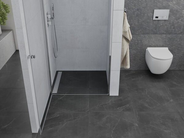 Mexen Pretoria, usa de dus pentru deschidere 65 x 190 cm, sticla transparenta 6 mm, profil cromat, 852-065-000-01-00
