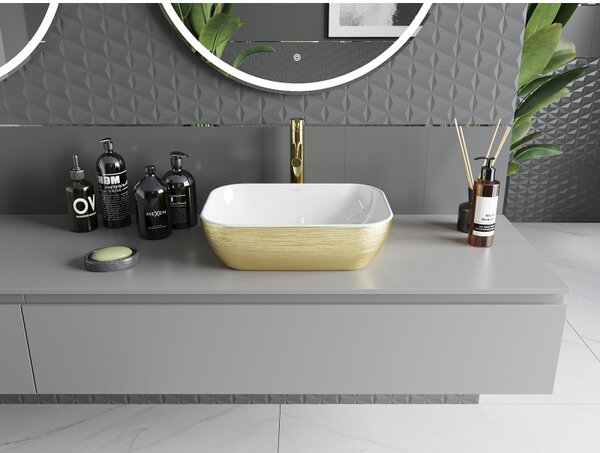 Lavoar Mexen RITA, 45x32 cm, auriu-alb, 21084553