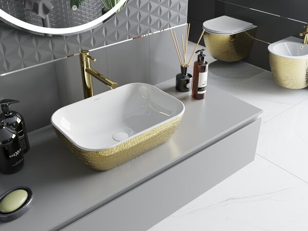 Lavoar Mexen RITA, 45x32 cm, auriu-alb, 21084554