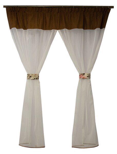 Perdea Velaria tiul ivory, 140x165 cm