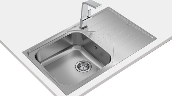 Teka Universe chiuveta din oțel cu sifon 79x50 cm oţel 115110030