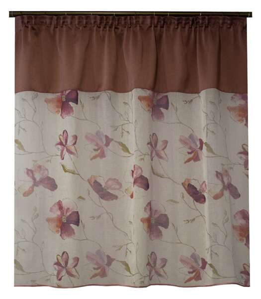 Perdea Velaria in cu flori,150x130 cm