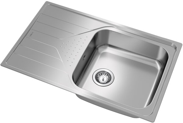 Teka Universe chiuveta din oțel cu sifon 79x50 cm oţel 115110030