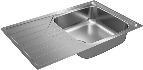 Teka Universe chiuveta din oțel cu sifon 79x50 cm oţel 115110030