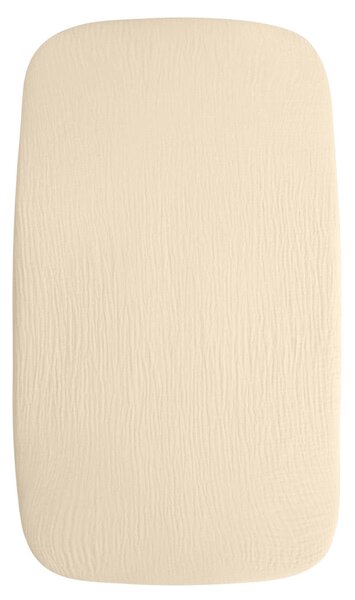 Set 2 cearceafuri din muselina cu elastic roata pentru patut cosleeper 90x50 cm Kidizi pink , bumbac 100%