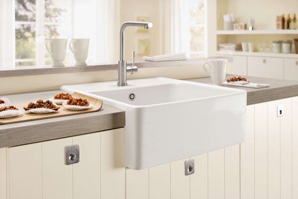 Villeroy & Boch Single-Bowl Sink chiuveta din ceramica 63x59.5 cm alb 632061R1