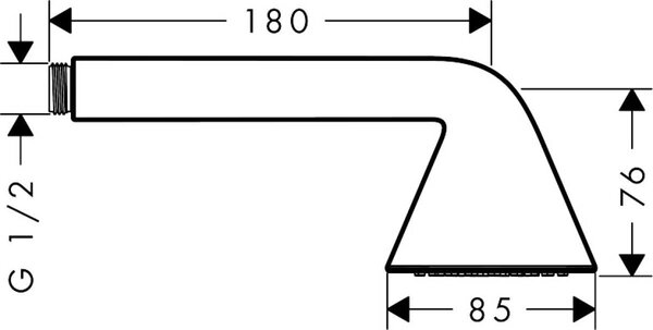 Axor Front duș de mână crom 26025000
