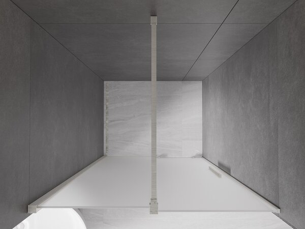 Mexen Velar, usa de dus culisanta pentru deschidere 100 cm, sticla mat 8 mm, otel periat, 871-100-000-31-97