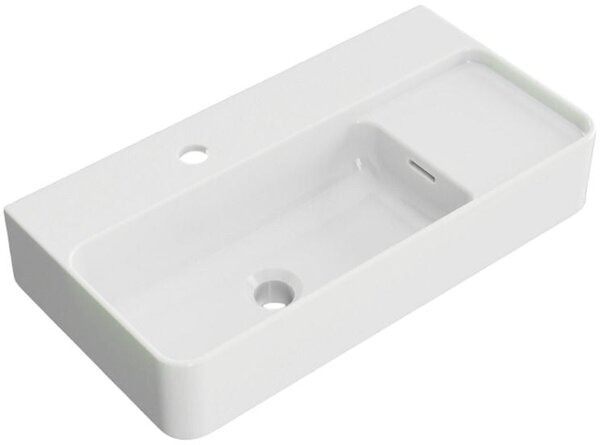 Excellent Ness lavoar 60x31 cm dreptunghiular de blat alb luciu CENL.3519.600.WH