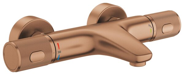 Grohe Precision Feel baterie cadă-duș perete cu termostat Brushed Warm Sunset 34788DL0