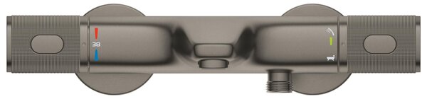 Grohe Precision Feel baterie cadă-duș perete cu termostat Brushed Hard Graphite 34788AL0