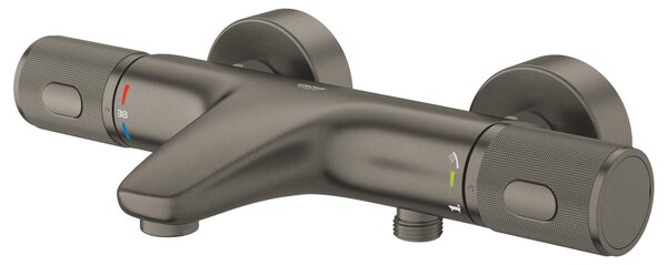 Grohe Precision Feel baterie cadă-duș perete cu termostat Brushed Hard Graphite 34788AL0
