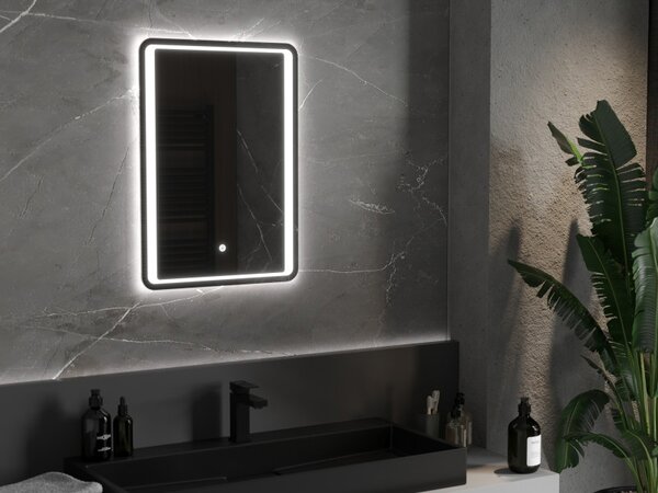 Mexen Zusa, oglinda baie LED cu iluminare din spate 50x70 cm, 6000K, anti-aburire, 9808-050-070-611-00