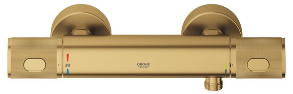 Grohe Precision Feel baterie de duș perete cu termostat Brushed Cool Sunrise 34790GN0