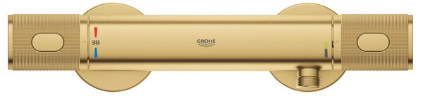 Grohe Precision Feel baterie de duș perete cu termostat Brushed Cool Sunrise 34790GN0