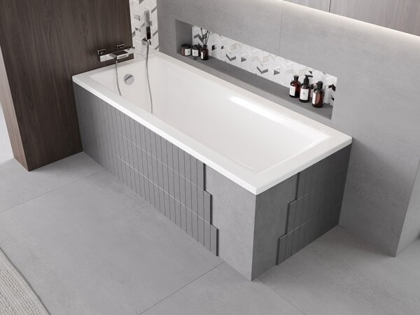 Mexen X-ST, capac din polistiren pentru cada dreptunghiulara 120-150 x 70-90 cm, alb, 55020-00