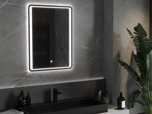 Mexen Zusa, oglinda baie LED cu iluminare din spate 60x80 cm, 6000K, anti-aburire, 9808-060-080-611-00