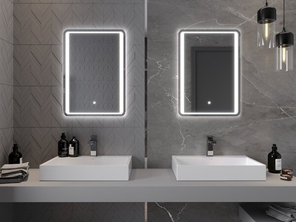 Mexen Zusa, oglinda baie LED cu iluminare din spate 50x70 cm, 6000K, anti-aburire, 9808-050-070-611-00