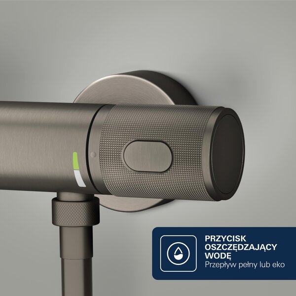 Grohe Precision Feel baterie de duș perete cu termostat Brushed Hard Graphite 34790AL0