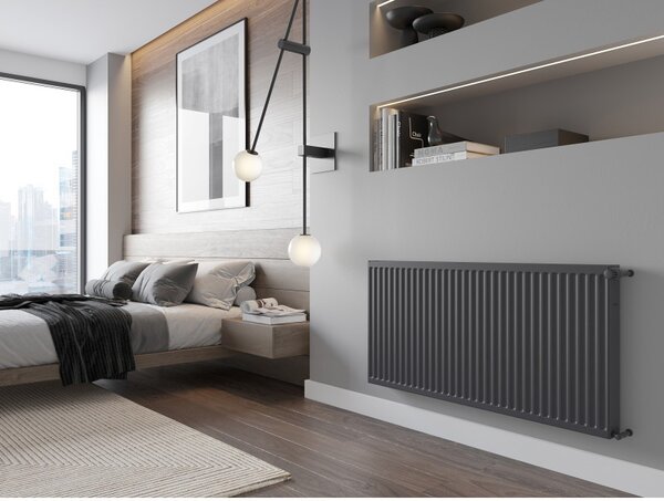 Mexen, radiator panou Mexen C21 500 x 1000 mm, racord lateral, 1108 W, antracit - W421-050-100-66