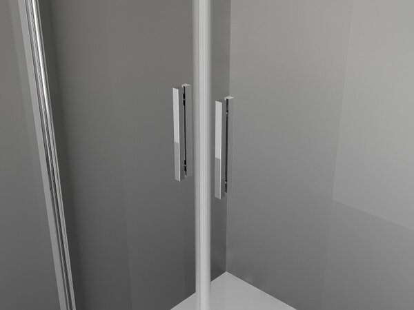 Mexen Exo, usa dus dublu 70x200 cm, sticla transparenta 6 mm, profil cromat, 814-070-000-01-00