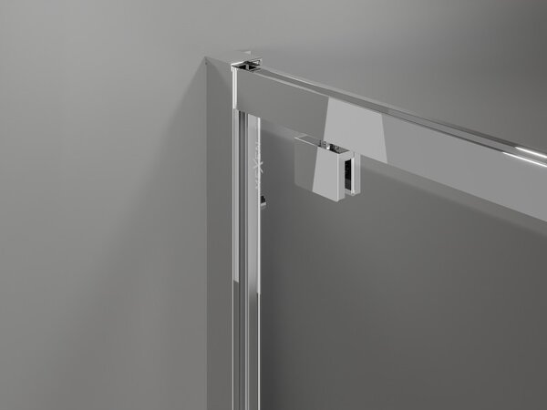Mexen Exo, usa de dus cu 1 canat pentru deschidere 60 cm, sticla transparenta 6 mm, profil cromat, 8181-060-000-01-00