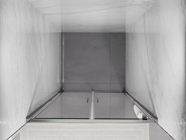 Mexen Exo, usa dus dublu 70x200 cm, sticla transparenta 6 mm, profil cromat, 814-070-000-01-00