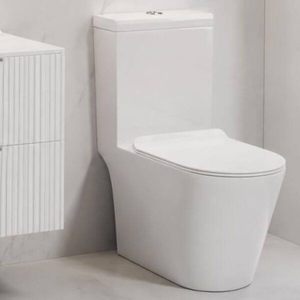 LaVita Prestige Form 3.0 wc compact cu capac soft-close cu spălare turbionară alb 5900378342991