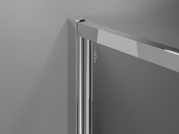 Mexen Exo, usa dus dublu 70x200 cm, sticla transparenta 6 mm, profil cromat, 814-070-000-01-00