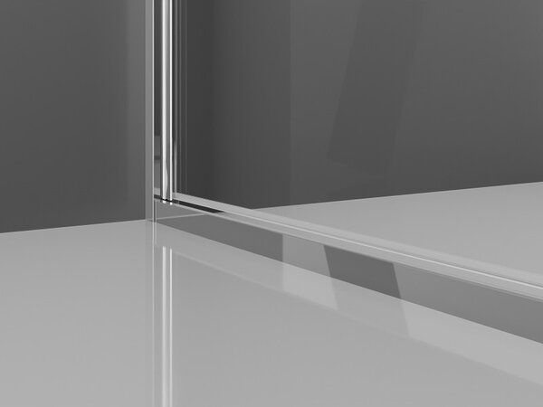 Mexen Exo, usa dus dublu 70x200 cm, sticla transparenta 6 mm, profil cromat, 814-070-000-01-00