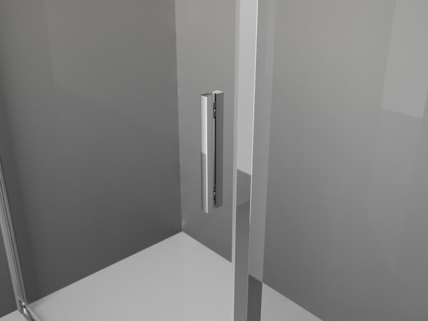 Mexen Exo, usa de dus cu 1 canat pentru deschidere 60 cm, sticla transparenta 6 mm, profil cromat, 8181-060-000-01-00
