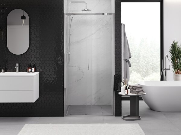 Mexen Exo, usa culisanta pentru deschidere 90x200 cm, sticla transparenta 6mm, profil cromat, 8151-090-000-01-00