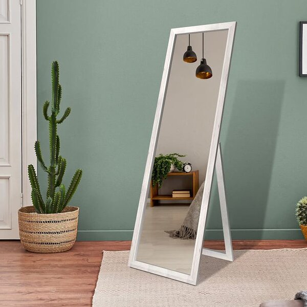 Styler Sicilia oglindă 46x146 cm dreptunghiular alb-lemn LU-12262