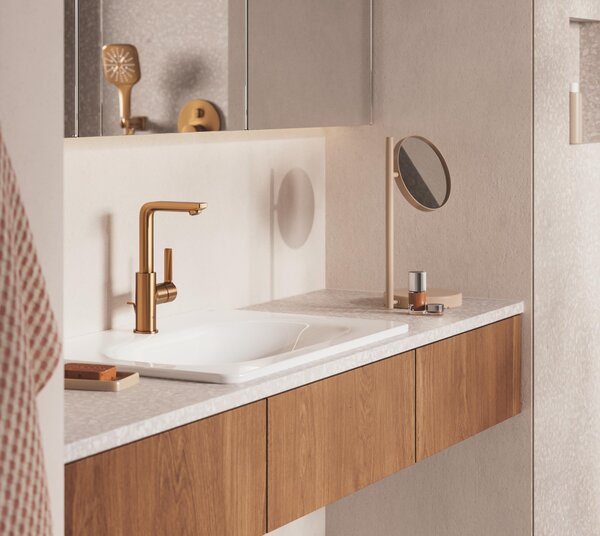 Grohe Lineare baterie lavoar stativ Brushed Warm Sunset 23296DL1