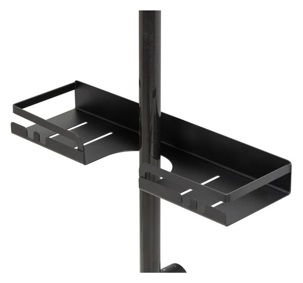 Raft pentru baie negru autoadeziv din oțel inoxidabil Altarella – Wenko
