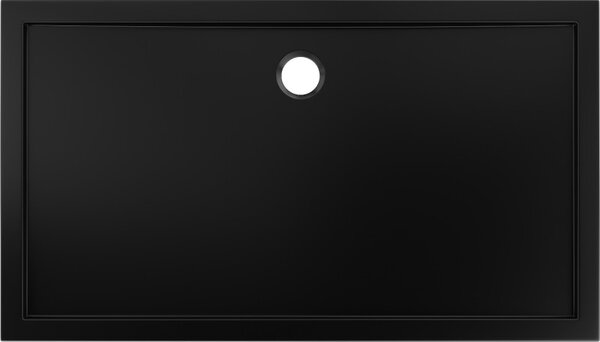 Mexen, Cădiță de duș dreptunghiulară Mexen Flow slim 140 x 70 cm, negru mat, 46R707014
