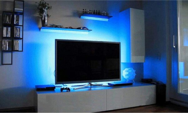 Banda LED USB pentru Iluminare Ambientala in Spatele Televizorului Backlight TV RGB - 5 metri lungime