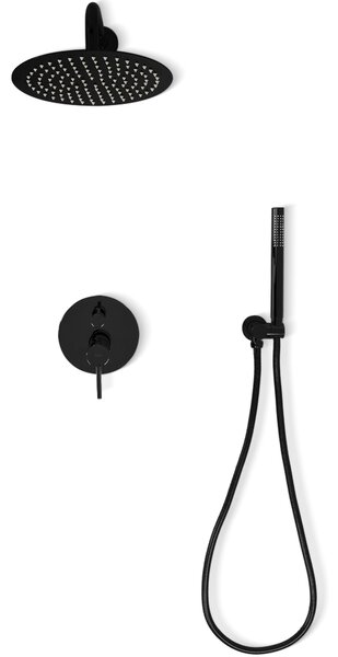 Set de dus Incastrat REA Lungo Black Metallic + BOX