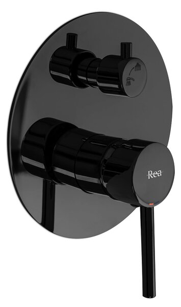 Set de dus Incastrat REA Lungo Black Metallic + BOX