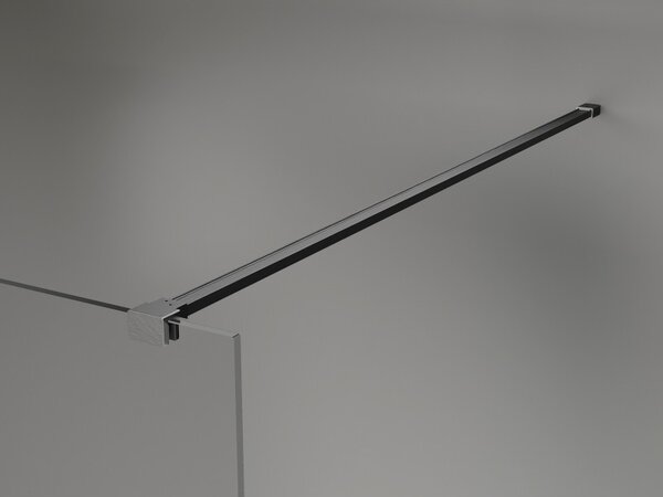 Mexen, Perete de duș Mexen Kioto-X 60 x 200 cm, 10 mm mat, gri bronz periat - 800-060-101-66-30-X
