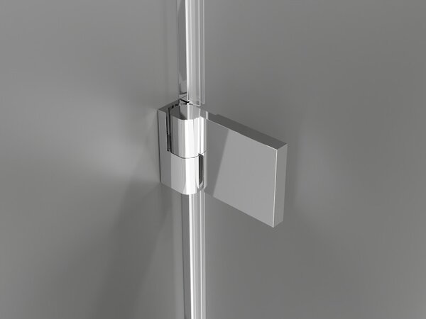 Mexen, Ușă de duș pivotantă Mexen Lunar-B stânga 60 cm, transparentă, cromată - 832-060-000-01-00-L