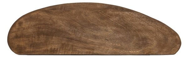 Raft în culoare naturală închisă din lemn de mango 49 cm Ginosu – Light & Living