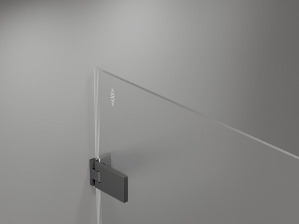 Mexen, Ușă de duș pliabilă Mexen Lunar-F dreapta 100 cm, transparentă, bronz închis - 836-100-000-95-00-P