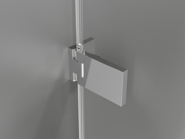 Mexen, Ușă de duș pliabilă Mexen Lunar-F dreapta 60 cm, transparentă, cromată - 836-060-000-01-00-P