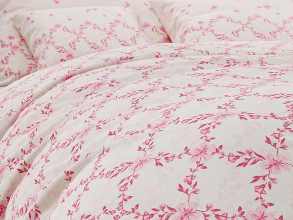 Lenjerie de pat bumbac SACOMA roz Dimensiune lenjerie de pat: 70 x 90 cm | 140 x 220 cm