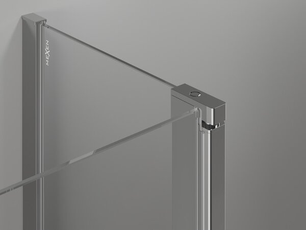 Mexen MIST, ușă de duș cu 1 aripă (1 deschidere+1 deschidere) 70x200 cm, sticlă transparentă de 6 mm, profil cromat, 8A4-070-000-01-00